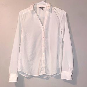 White button down